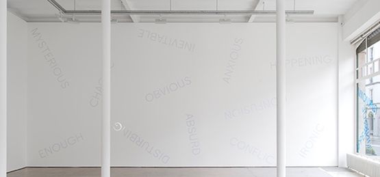 Untitled Wallpiece by Robert Barry contemporary artwork Installation