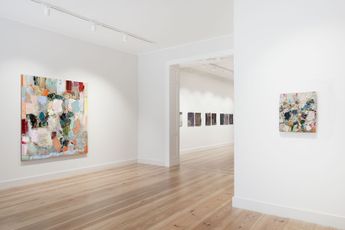 Contemporary art exhibition Ge Ba Michael Toenges Assemblage at Galerie Albrecht Berlin Germany