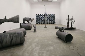 Contemporary art exhibition Lu Lei Echo  at ShanghART Beijing China
