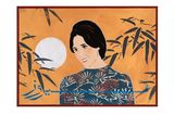 Fairuz - Icons of the Nile 130 by Chant Avedissian contemporary artwork painting works on paper