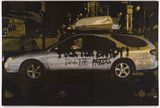 FTB FTP  fan blanket by Marley Dawson contemporary artwork textile