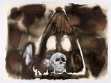 Caged by Fiona Hall contemporary artwork painting