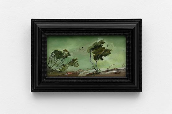 Even the Wildest Grass Must Bend by Sanam Khatibi contemporary artwork Painting