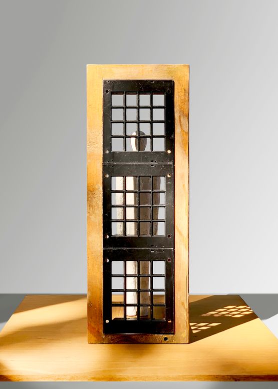 Freedom Imprisoned by Wang Luyan contemporary artwork Painting