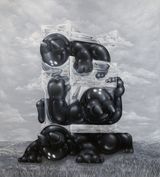 Layers of Class by Tos Suntos contemporary artwork painting