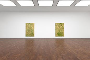 Contemporary art exhibition Rudolf Stingel Vineyard Paintings at Gagosian Grosvenor Hill London United Kingdom