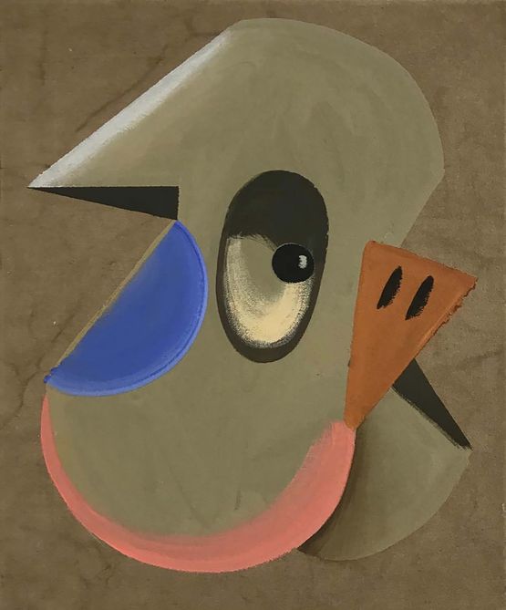 Chicken brain by Henriette Grahnert contemporary artwork Painting
