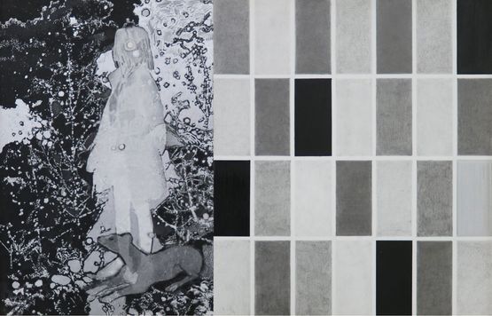 Mmidnight Garden by Alex Kin-fung Heung contemporary artwork Works on Paper