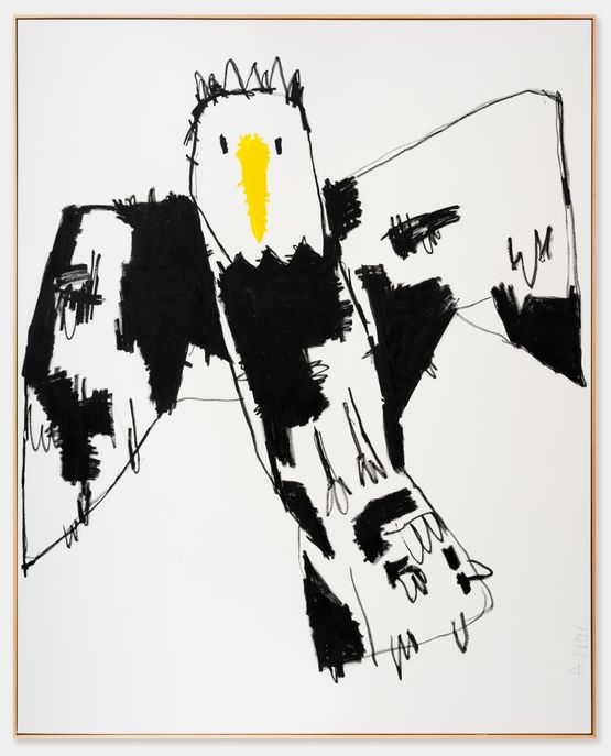THE ADLER STEIGT EMPOR by Andi Fischer contemporary artwork Drawing