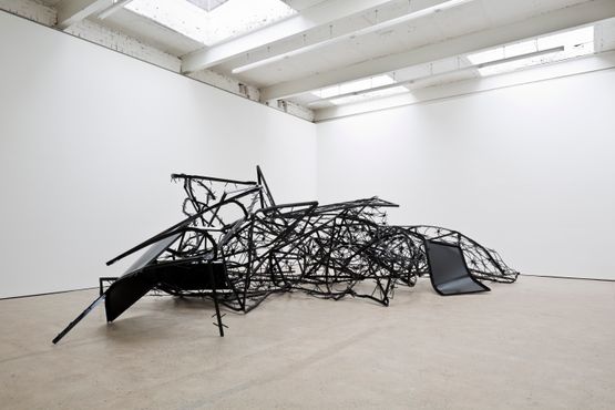 Pavilion by Monika Sosnowska contemporary artwork Installation