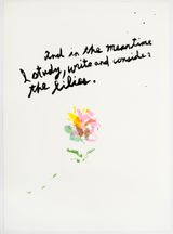 No Title And in the... by Raymond Pettibon contemporary artwork print