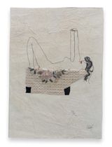 Karneval serisi 3 by Azade Koker contemporary artwork mixed media works on paper