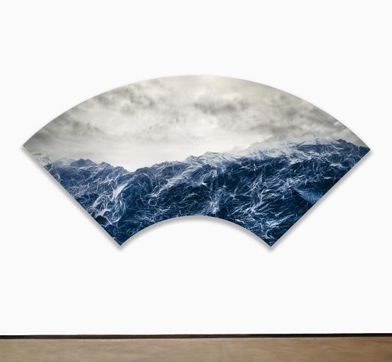 Cyano-Collage 150 by Chi-Tsung Wu contemporary artwork Painting