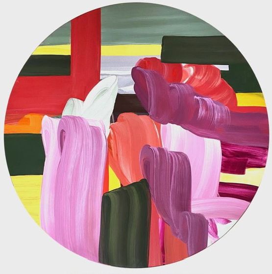 Tondo by Moje Assefjah contemporary artwork Painting