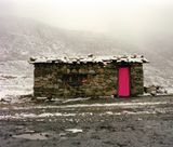The Flowing Rainbow Cabin on Sichuan-Tibet Road -Zheduo Mountain by Xiong Wenyun contemporary artwork photography