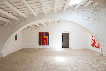 Contemporary art exhibition Wolfgang Voegele Tisch und Stuhl at Alzueta Gallery Casavells Spain