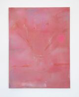 Brushes on pink by Maaike Schoorel contemporary artwork painting