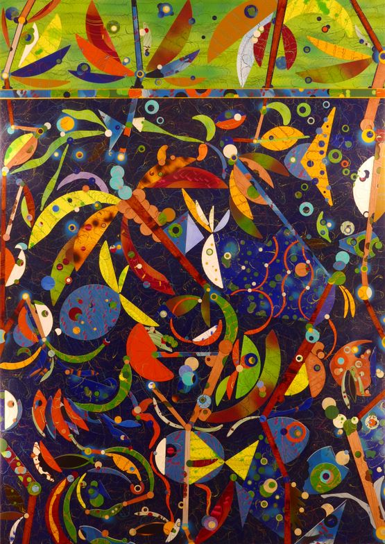 The Aquarium by Nuno Gil contemporary artwork Painting