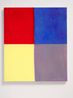 Red Blue by Rosalind Nashashibi contemporary artwork Painting