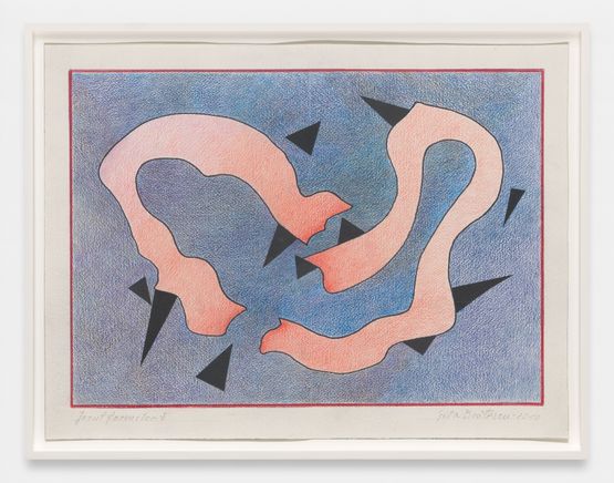 Jocul formelor Game of Forms by Geta Bratescu contemporary artwork Works on Paper