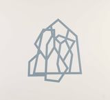 Bamako Blue 20 by Richard Deacon contemporary artwork print