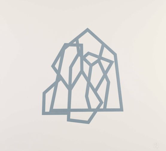 Bamako Blue 20 by Richard Deacon contemporary artwork Print