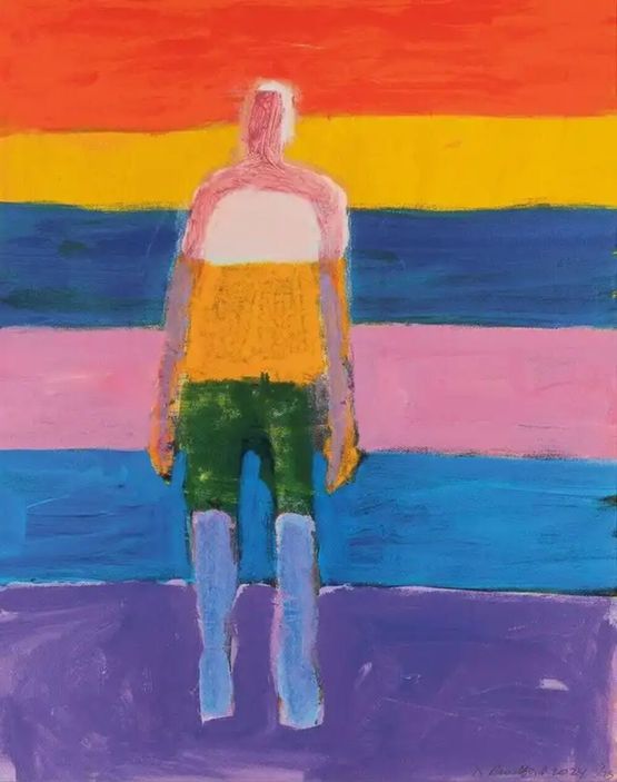 Person with Colors by Katherine Bradford contemporary artwork Print