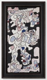 Le porteur dhorloge 4 avril 1965 by Jean Dubuffet contemporary artwork works on paper