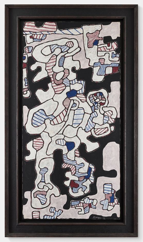Le porteur dhorloge 4 avril 1965 by Jean Dubuffet contemporary artwork Works on Paper