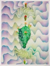 La Reine by Francesca Gabbiani  Eddie Ruscha contemporary artwork works on paper