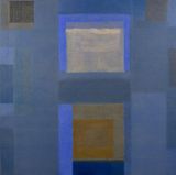 IN GRAY BLUE Feb 18 by Katsuyoshi Inokuma contemporary artwork painting