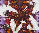 Painted Lady in Rise by Vivien Zhang contemporary artwork painting