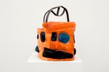 Untitled Orange crown by Sahar Khoury contemporary artwork sculpture