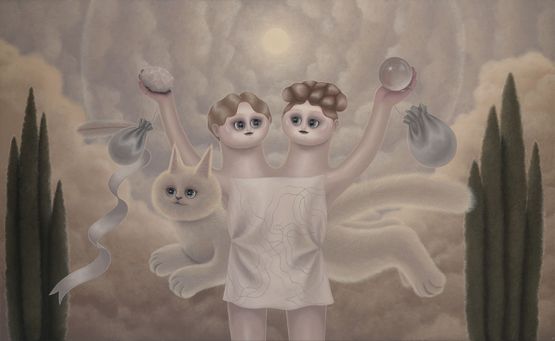 How Radiant by Diren Lee contemporary artwork Painting