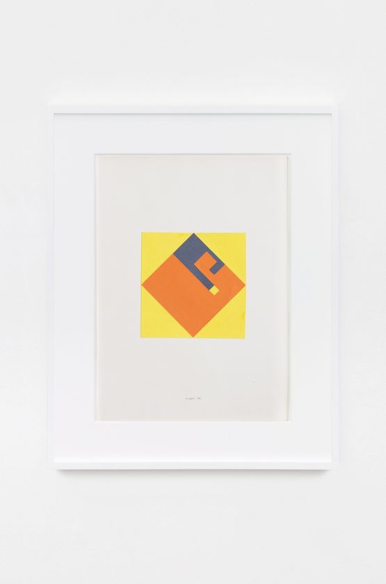 Composizione Positivo-negativo by Bruno Munari contemporary artwork Works on Paper