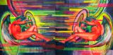 Lucifers mirror by Chi Peng contemporary artwork painting