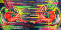 Lucifers mirror by Chi Peng contemporary artwork Painting