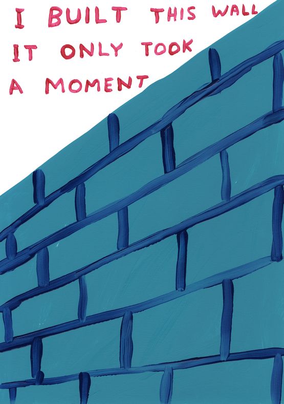 Untitled by David Shrigley contemporary artwork Painting
