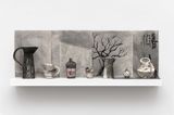 Morandi sculpture set by William Kentridge contemporary artwork design