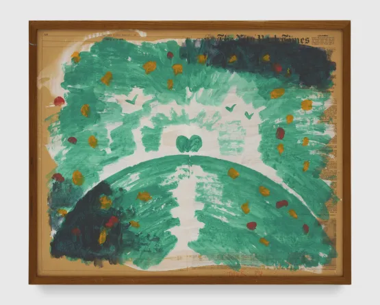 Untitled Rising Heart by Paul Thek contemporary artwork Painting