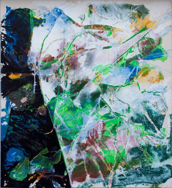 Magdelena Lane by Dona Nelson contemporary artwork Painting