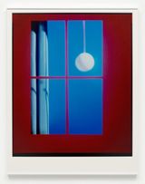 Blue room and moon lamp by Joao Maria Gusmao contemporary artwork photography
