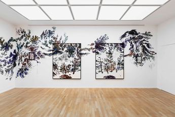 Contemporary art exhibition Abdelkader Benchamma Signs And Wonders at Templon 30 rue Beaubourg Paris France