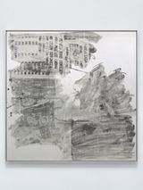 Maybe Market Night Shade by Robert Rauschenberg contemporary artwork drawing painting sculpture works on paper
