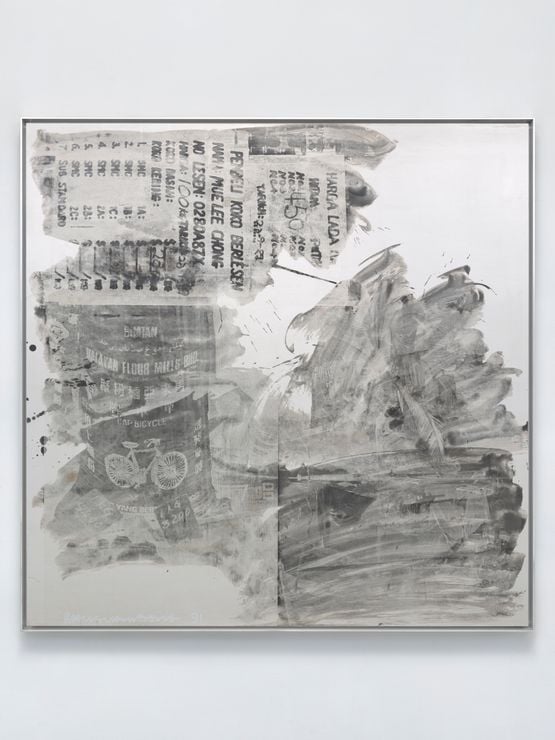 Maybe Market Night Shade by Robert Rauschenberg contemporary artwork Painting