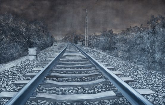 Distance No. 26 by Meng Huang contemporary artwork Painting