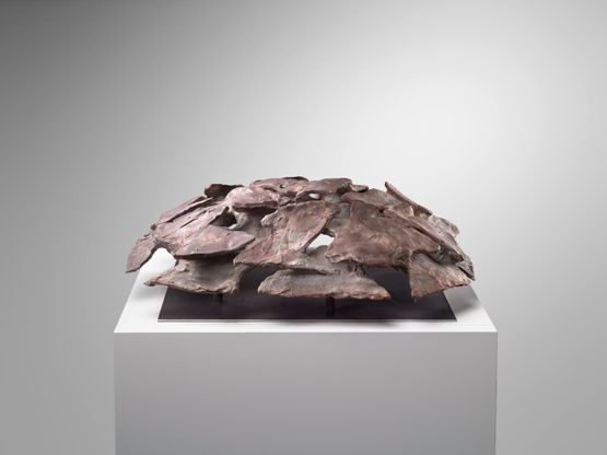 Strukturen oval by Emil Cimiotti contemporary artwork Painting