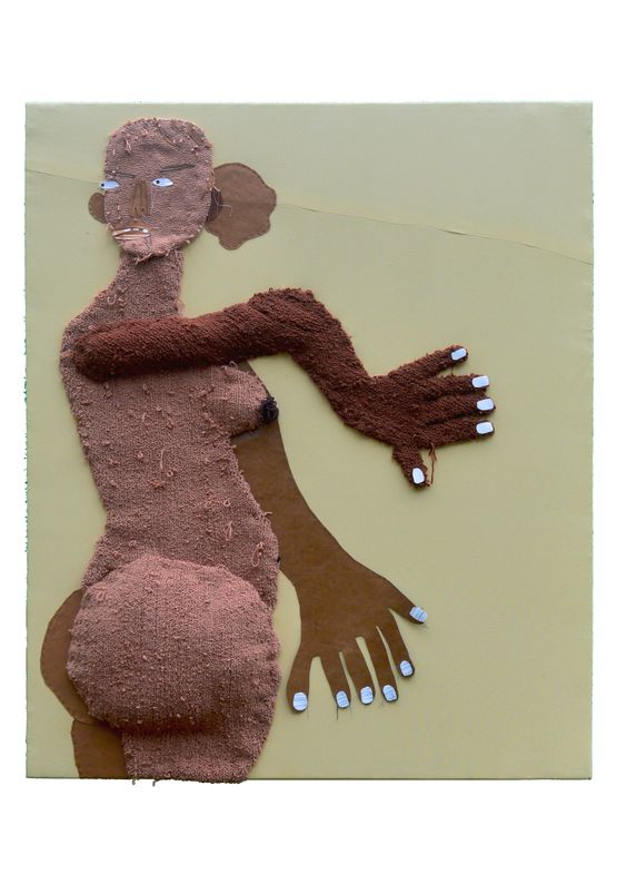 Akuaba 2 by Anya Paintsil contemporary artwork Painting