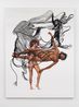 Archer bow lion and whip by Van Hanos contemporary artwork Painting