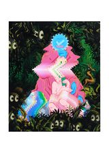 The Jungle of Knowledge Hidden Within the Shiny Algorythm by Uji Hahan Handoko Eko Saputro contemporary artwork painting